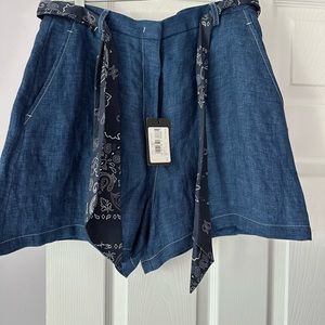 New with tags Emporio Armani denim shorts size 46